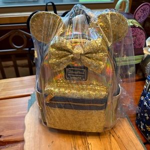 Disney Loungefly Blue and Gold 50th NWT